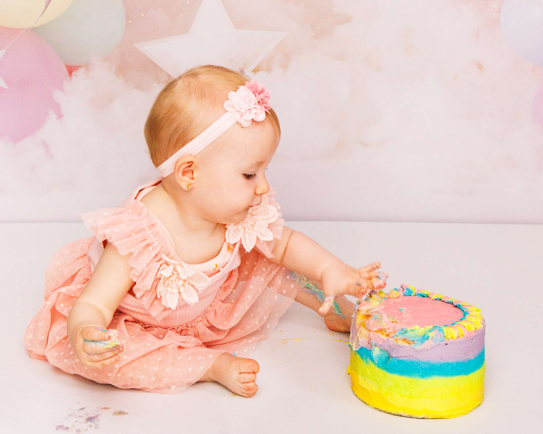 Cake smash photography in Perth